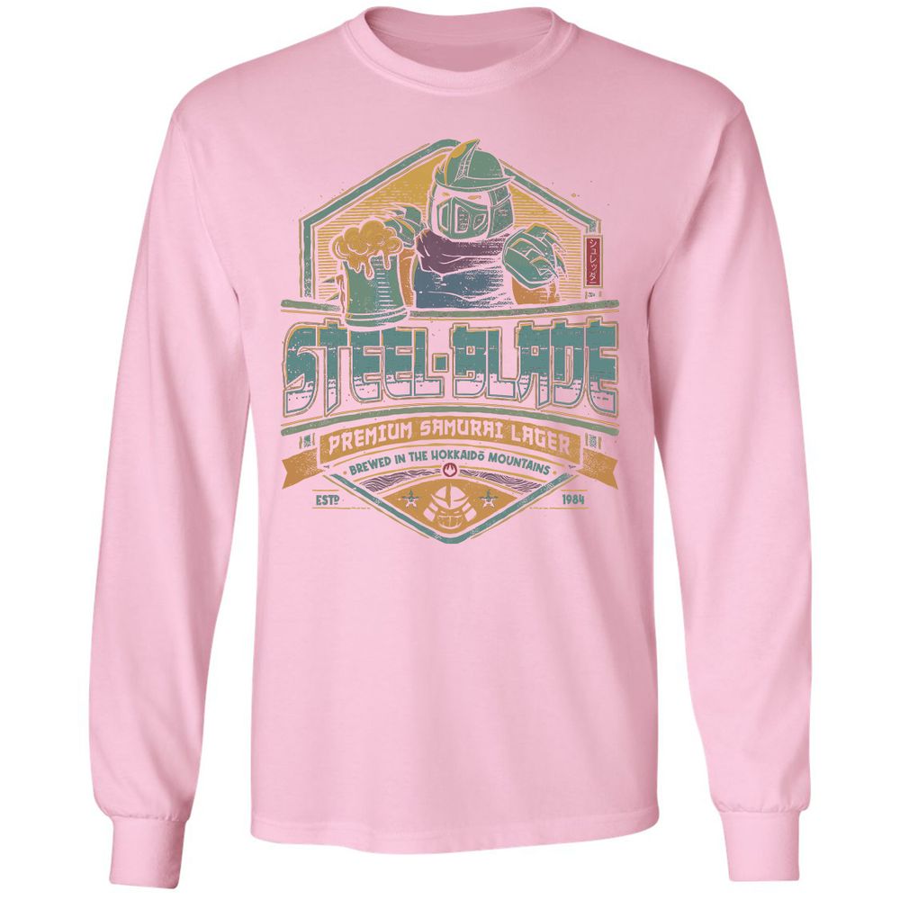 Long Sleeve T-Shirt - CWZLCQ96 - Light Pink - 3