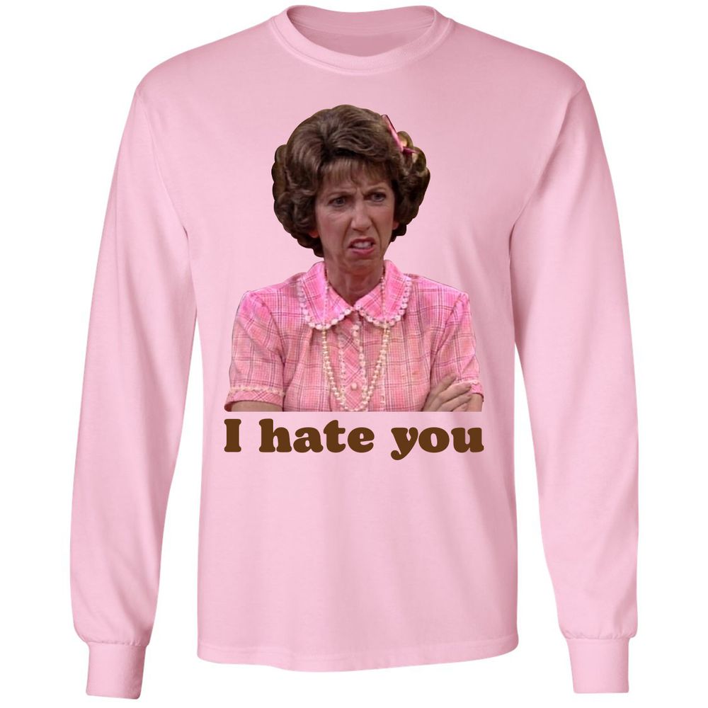 Long Sleeve T-Shirt - YGXT3YVU - Light Pink - 3
