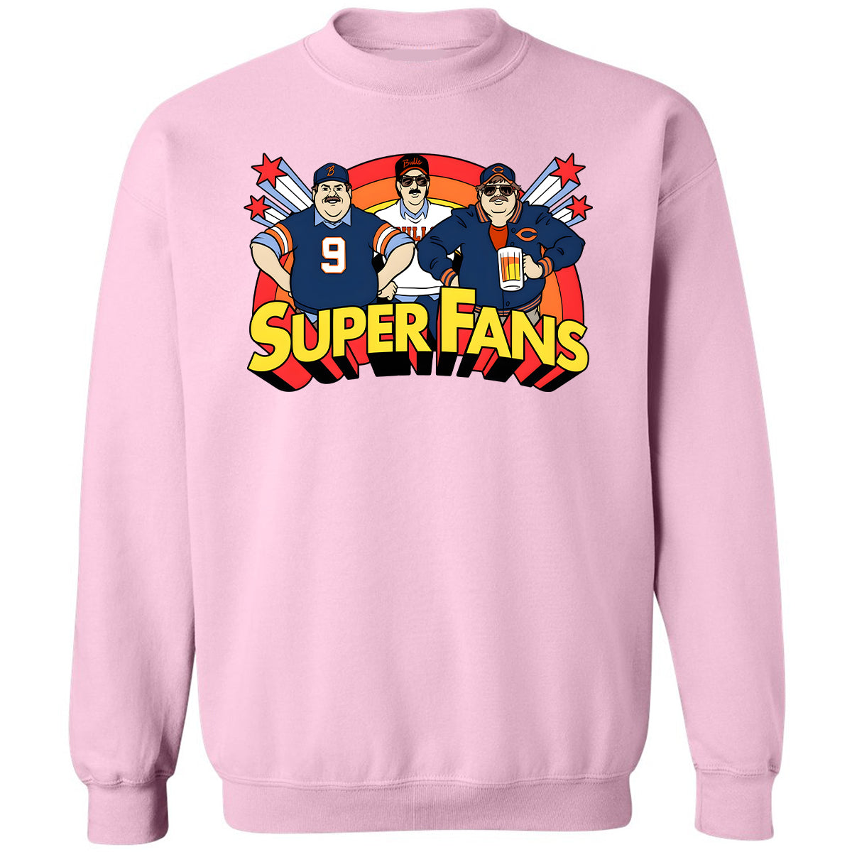 Classic Unisex Sweatshirt - BKL5BKUR - Light Pink - 3