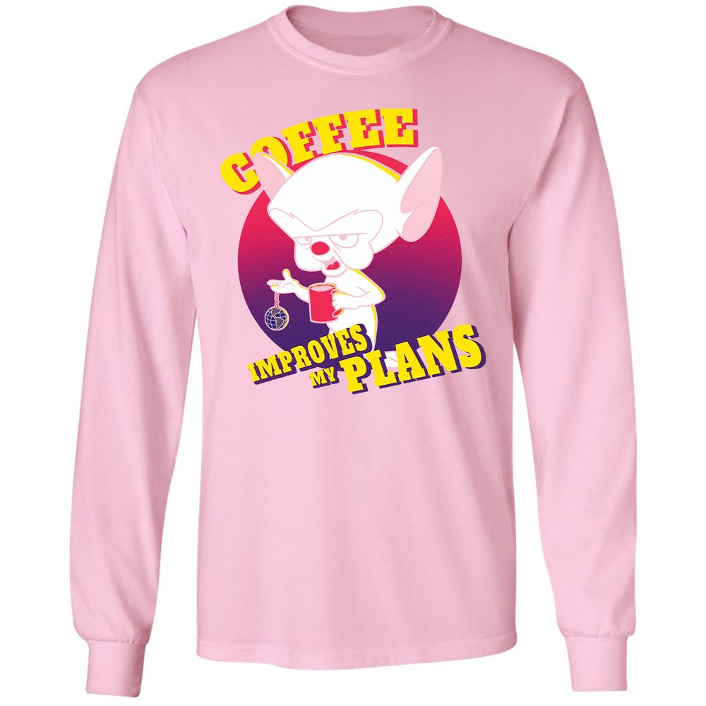Long Sleeve T-Shirt - BYCJED33 - Light Pink - 3