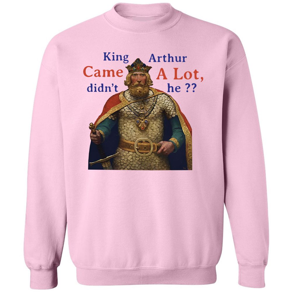 King Arthur Came a Lot - Light Pink - 3