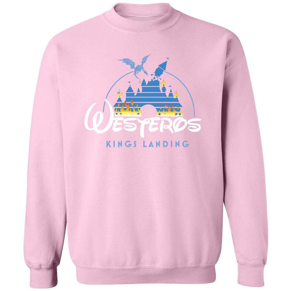 Classic Unisex Sweatshirt - 4HLG5QXJ - Light Pink - 3