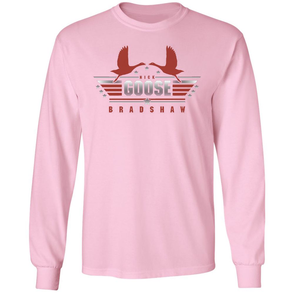 Long Sleeve T-Shirt - CRCXMXRD - Light Pink - 3