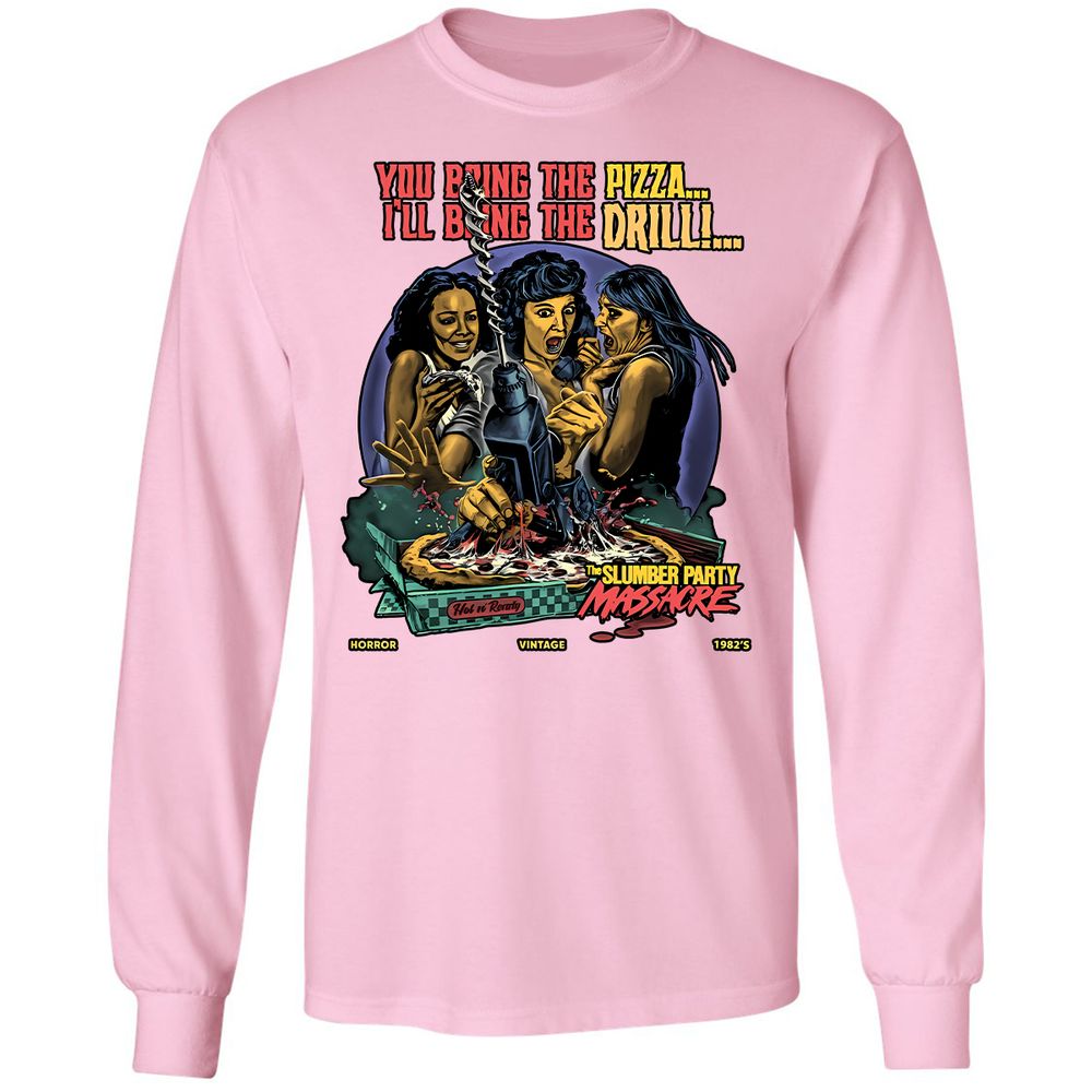 Long Sleeve T-Shirt - WVC5Q7X5 - Light Pink - 3