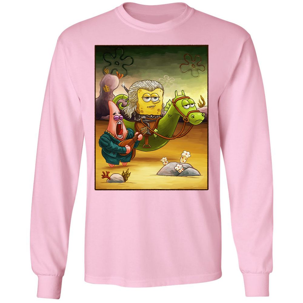 Long Sleeve T-Shirt - UZFZV3RH - Light Pink - 3