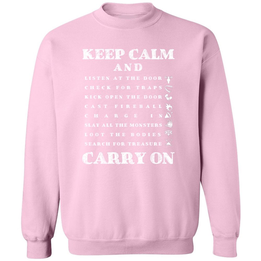 Classic Unisex Sweatshirt - E5HNN44H - Light Pink - 3