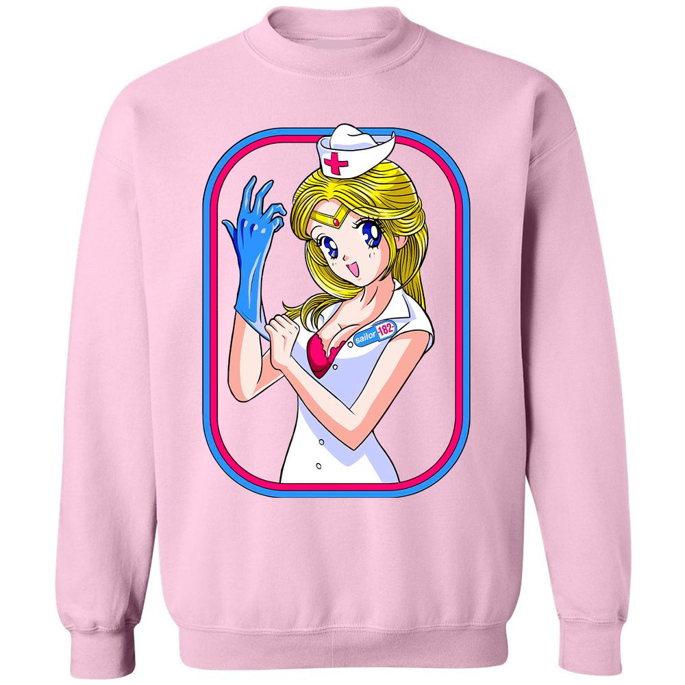 Classic Unisex Sweatshirt - YGB5FL96 - Light Pink - 3