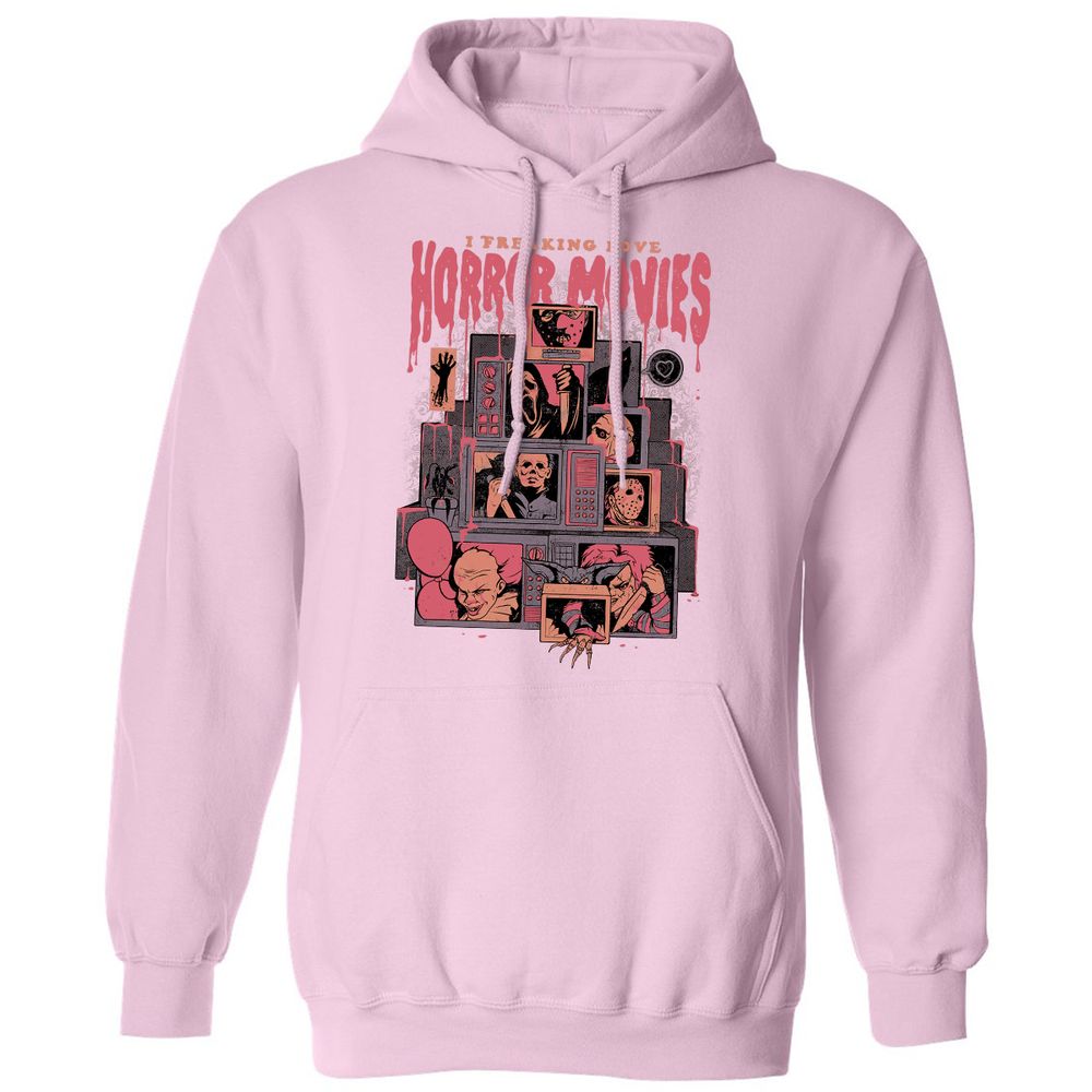 Classic Unisex Hoodie - 7CVFHJW3 - Light Pink - 3