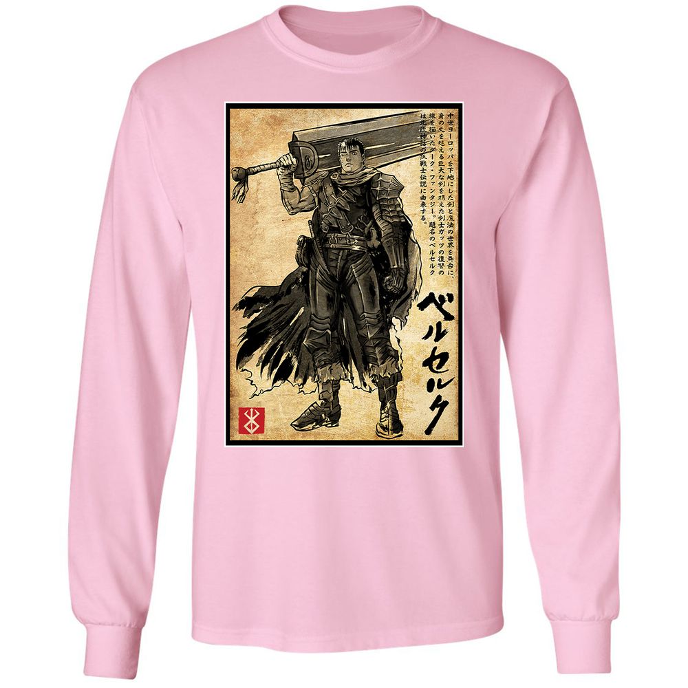 Long Sleeve T-Shirt - QU831KR6 - Light Pink - 3