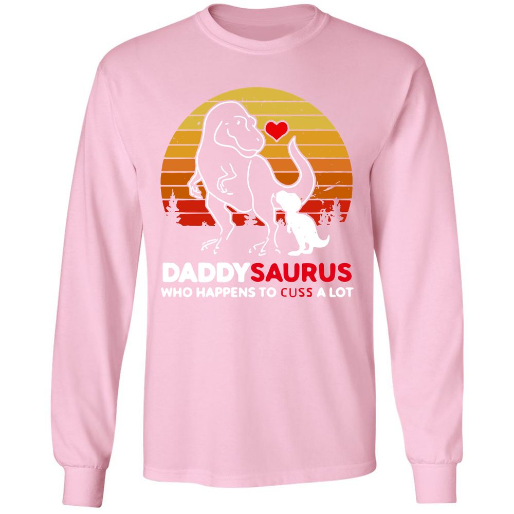Long Sleeve T-Shirt - 9E4RKSBX - Light Pink - 3