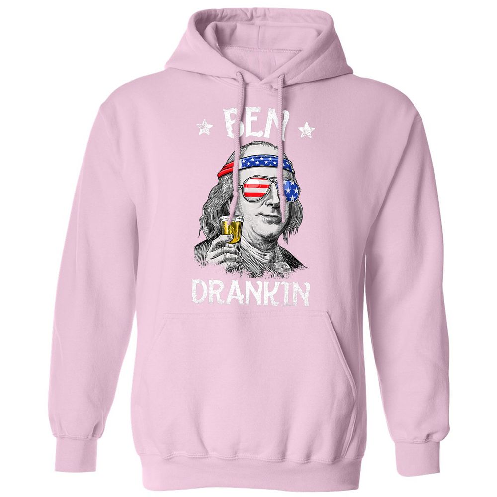 Classic Unisex Hoodie - LLB31KXU - Light Pink - 3