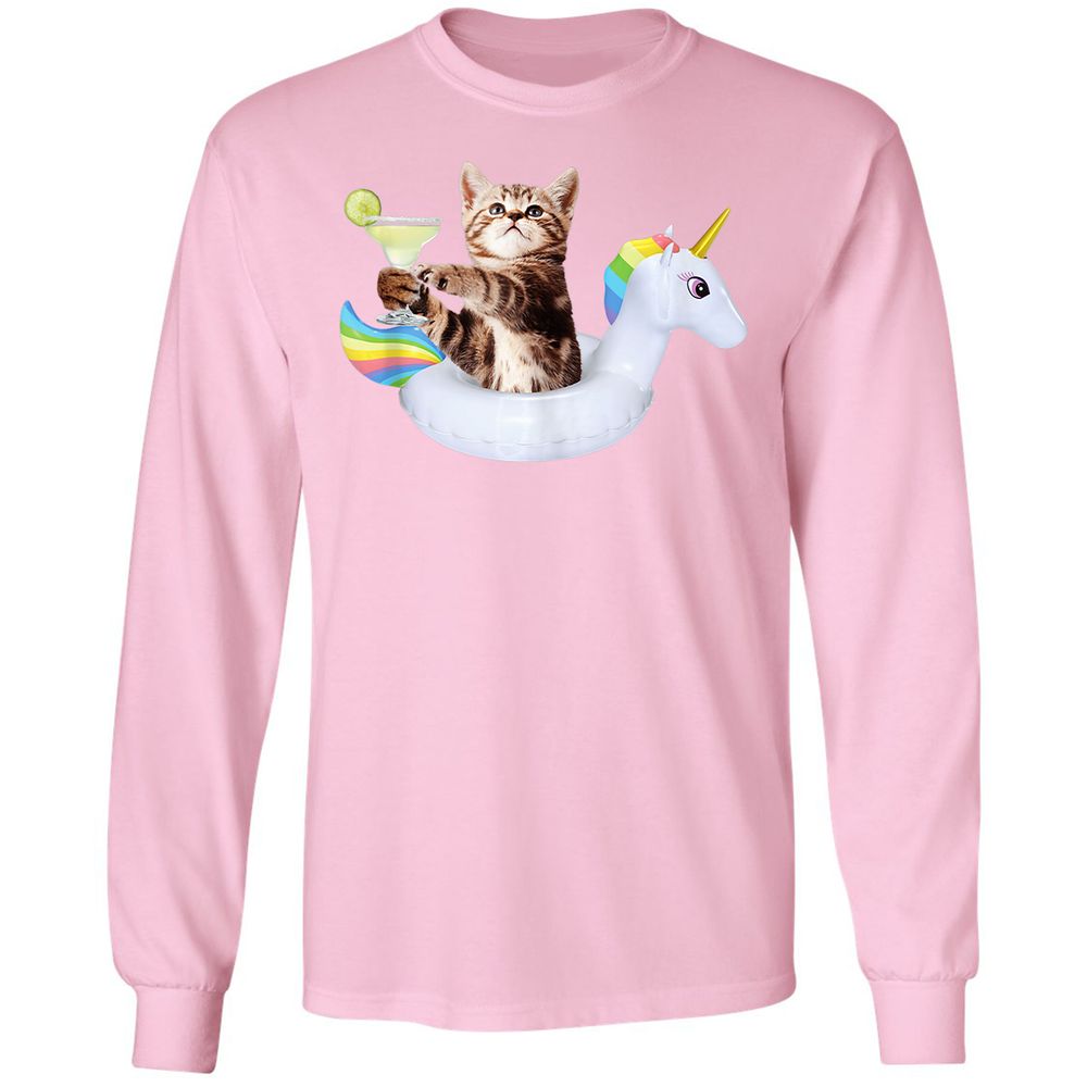 Long Sleeve T-Shirt - QZ64C16G - Light Pink - 3