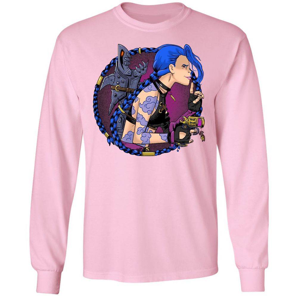 Long Sleeve T-Shirt - G7D679T3 - Light Pink - 3