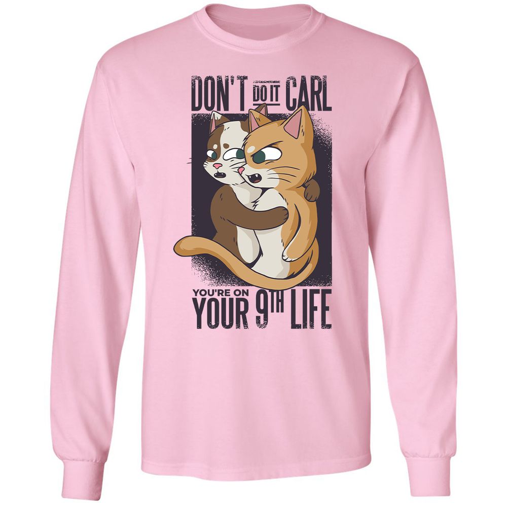 Long Sleeve T-Shirt - 4KFJZN6M - Light Pink - 3