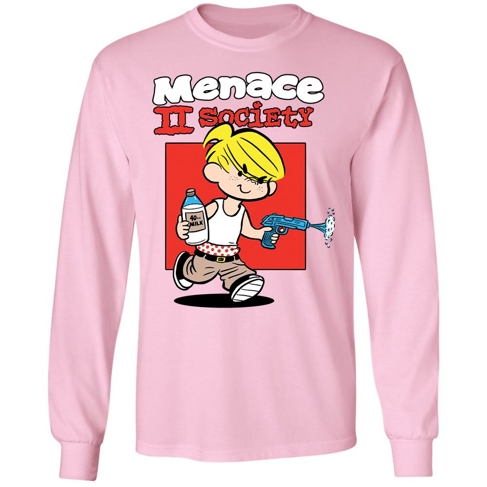 Long Sleeve T-Shirt - KP2MYNV7 - Light Pink - 3