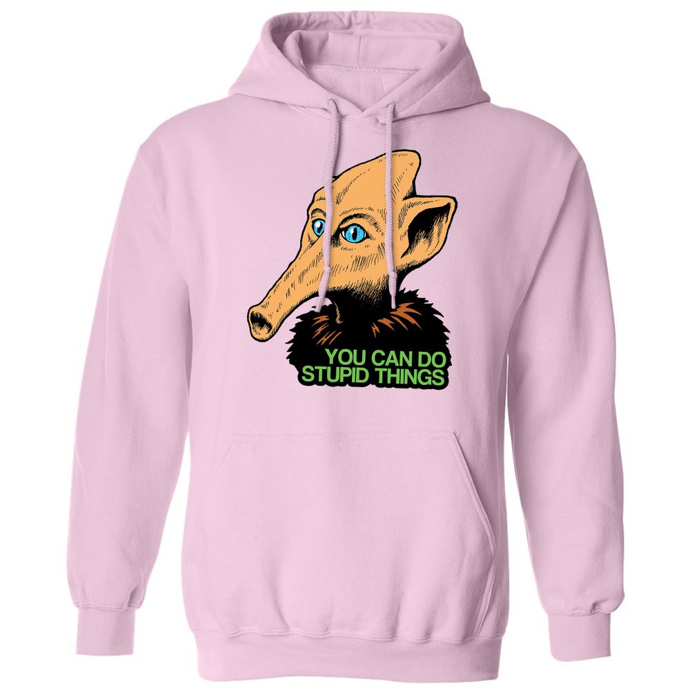 Classic Unisex Hoodie - UMLZJ2KU - Light Pink - 3