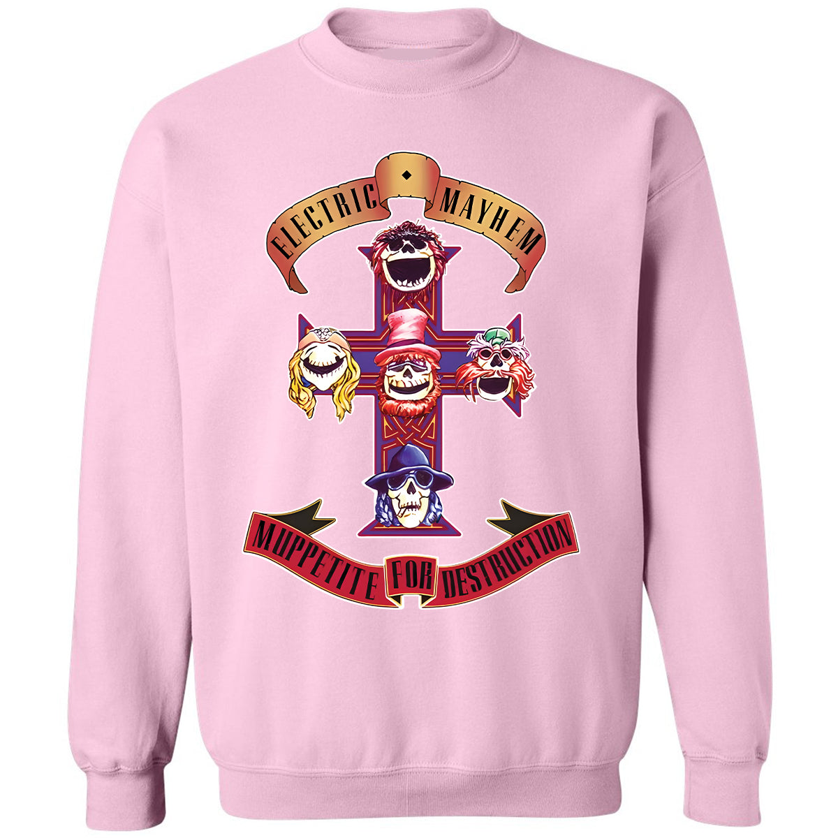 Classic Unisex Sweatshirt - QSDGEVQT - Light Pink - 3