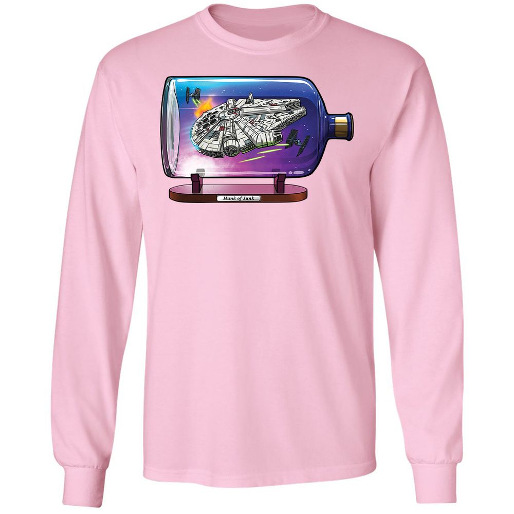 Long Sleeve T-Shirt - 9P6WWKBV - Light Pink - 3