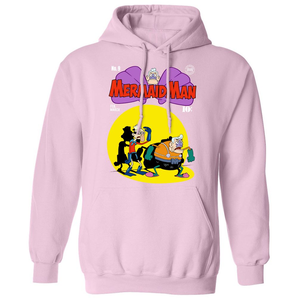 Classic Unisex Hoodie - 1E9K9WHX - Light Pink - 3