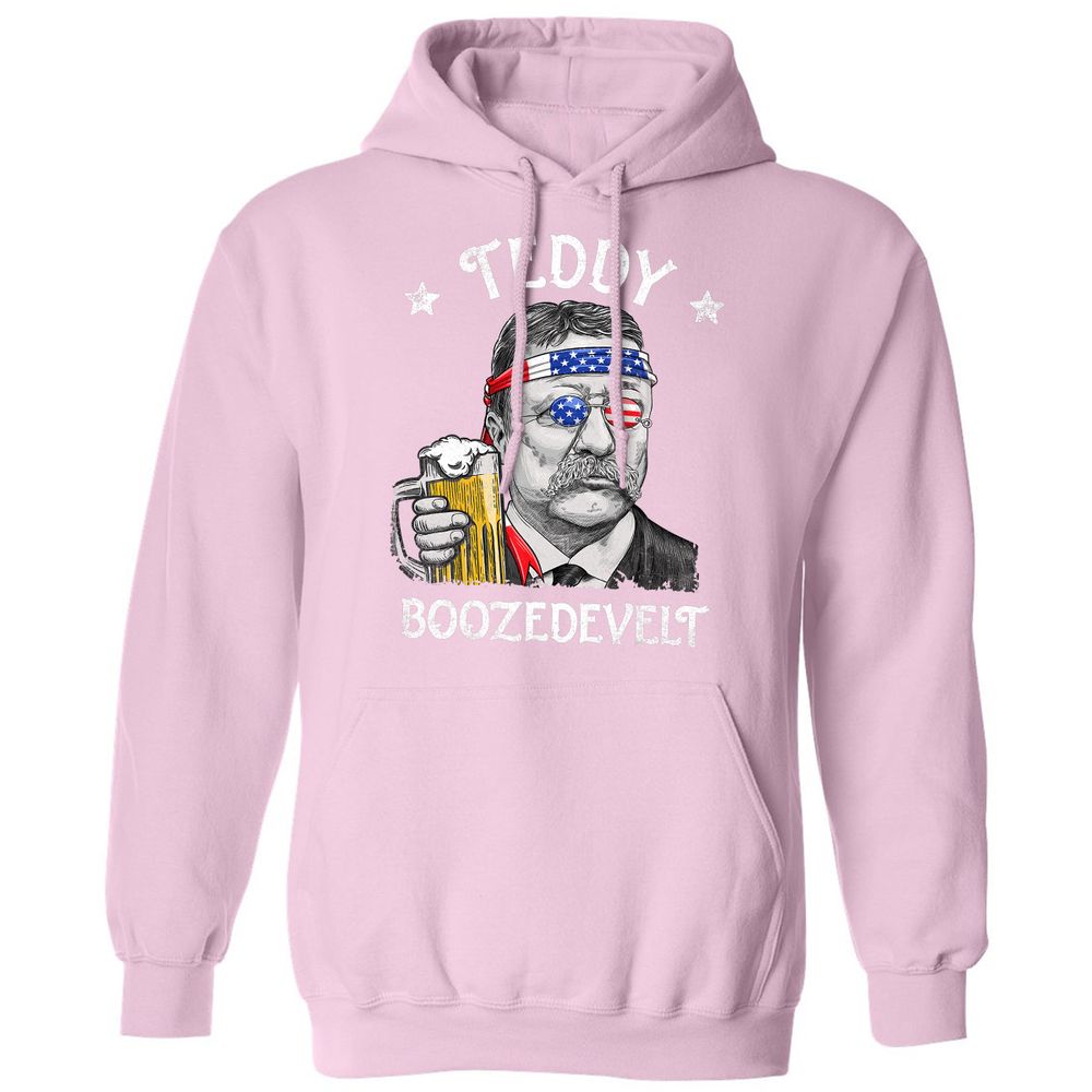 Classic Unisex Hoodie - PE77CMAU - Light Pink - 3