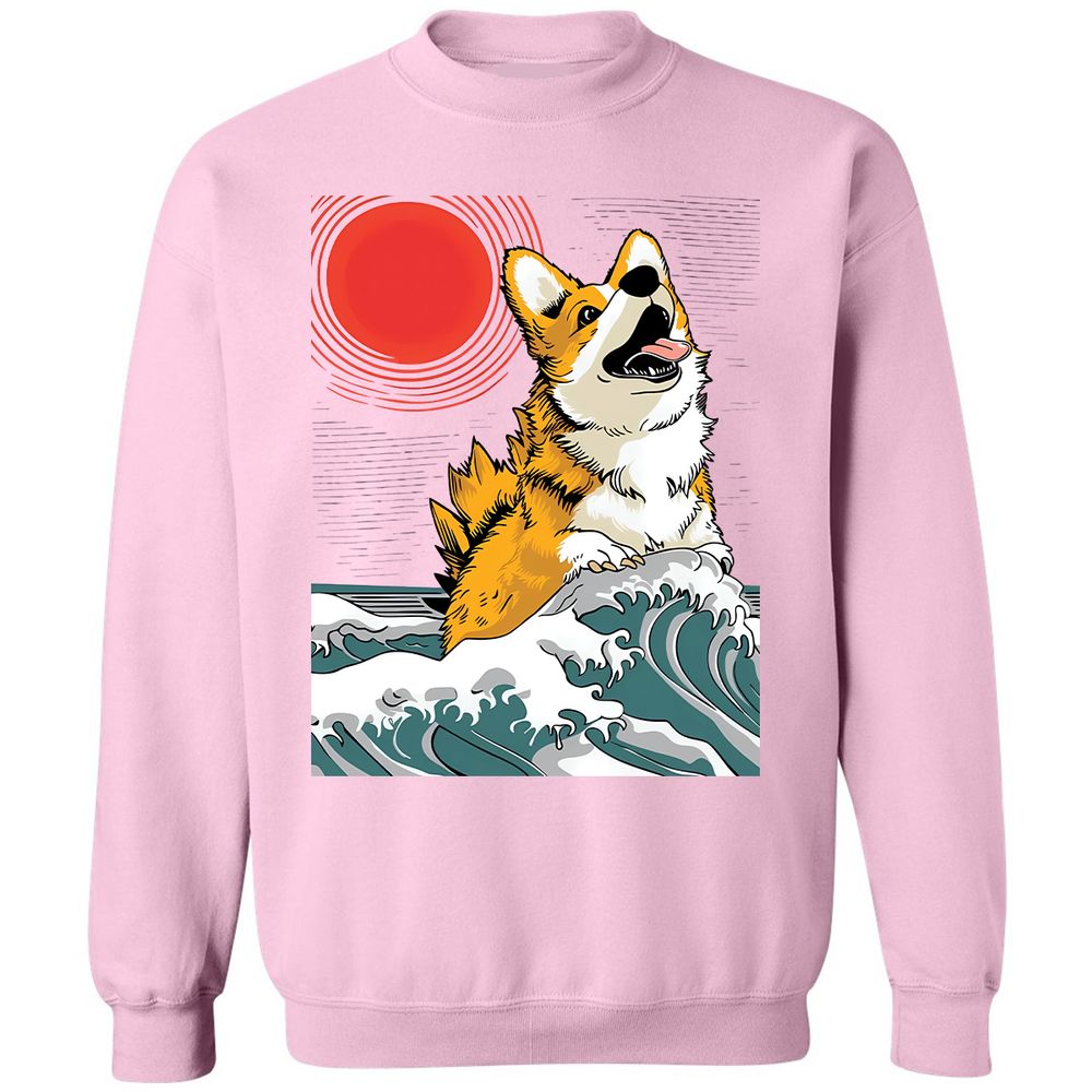 Classic Unisex Sweatshirt - 74J2NTVE - Light Pink - 3