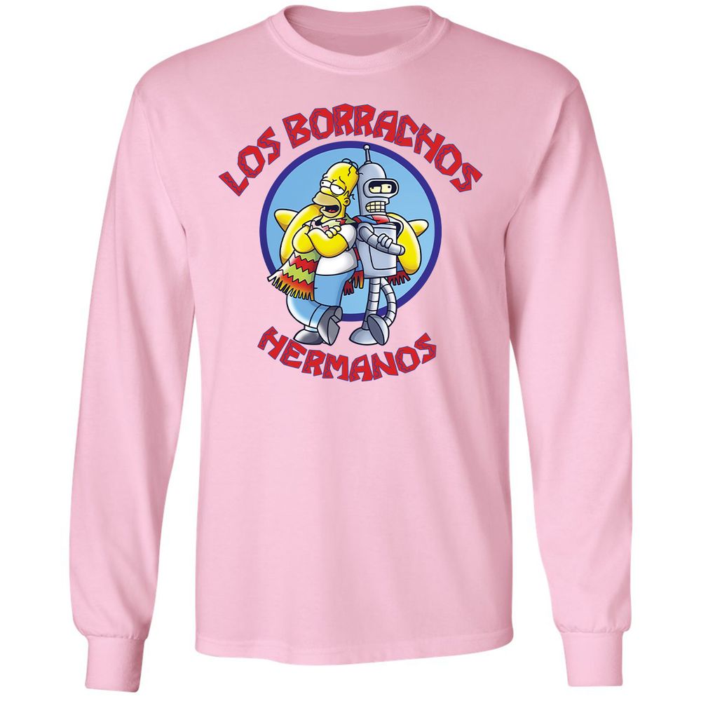 Long Sleeve T-Shirt - W6BYLLCC - Light Pink - 3