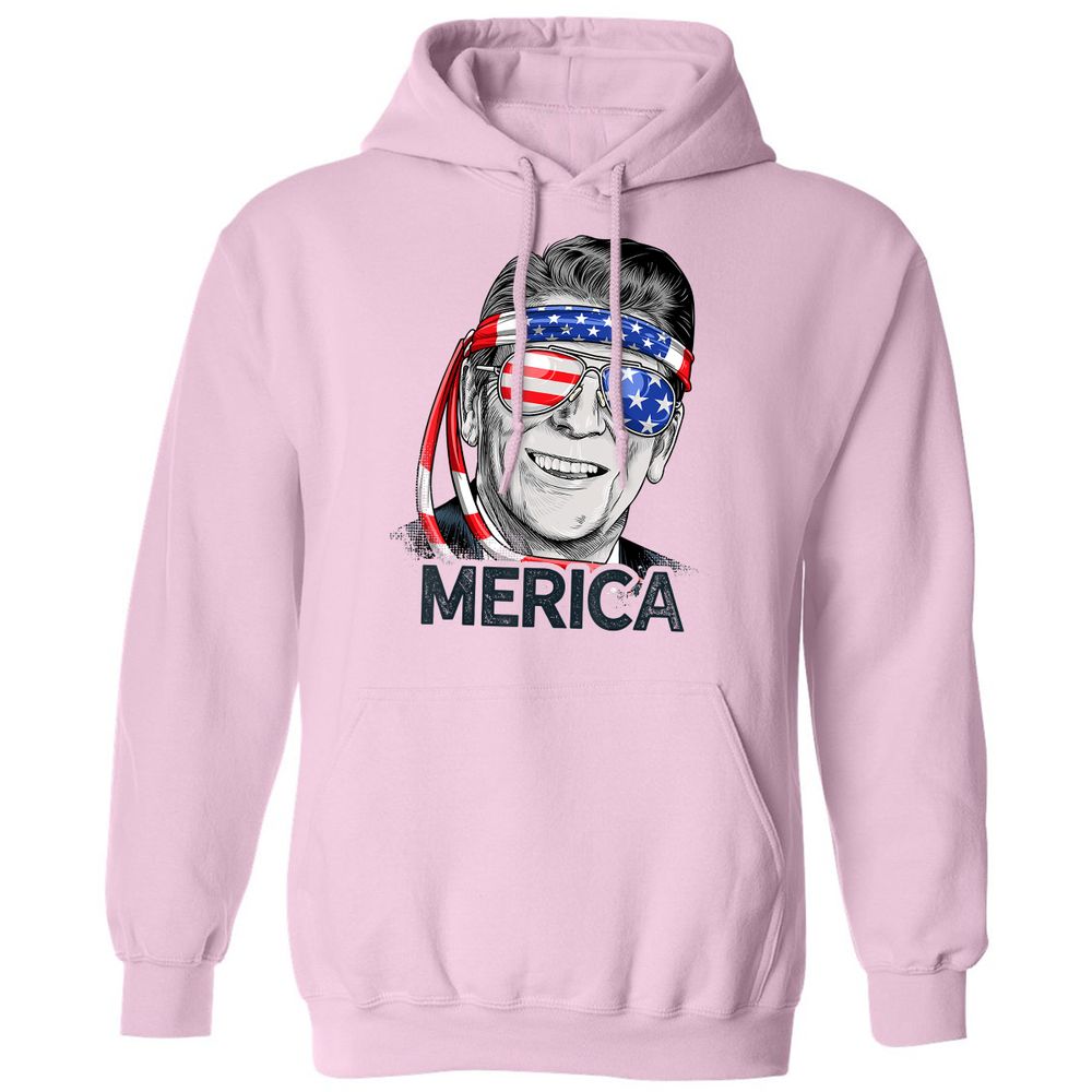 Classic Unisex Hoodie - 7WFEGMUR - Light Pink - 3