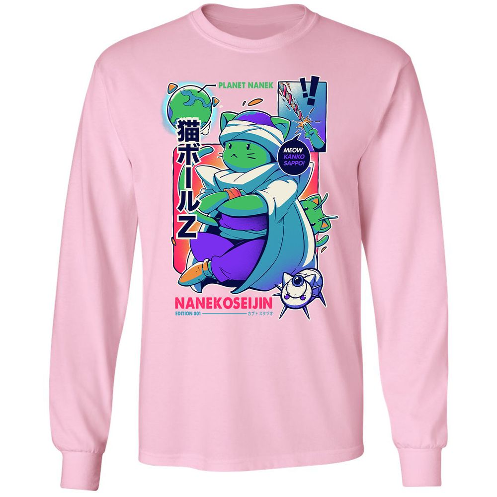 Long Sleeve T-Shirt - VAL8T37L - Light Pink - 3