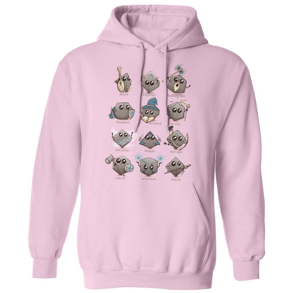 Classic Unisex Hoodie - XMKLB1SF - Light Pink - 3