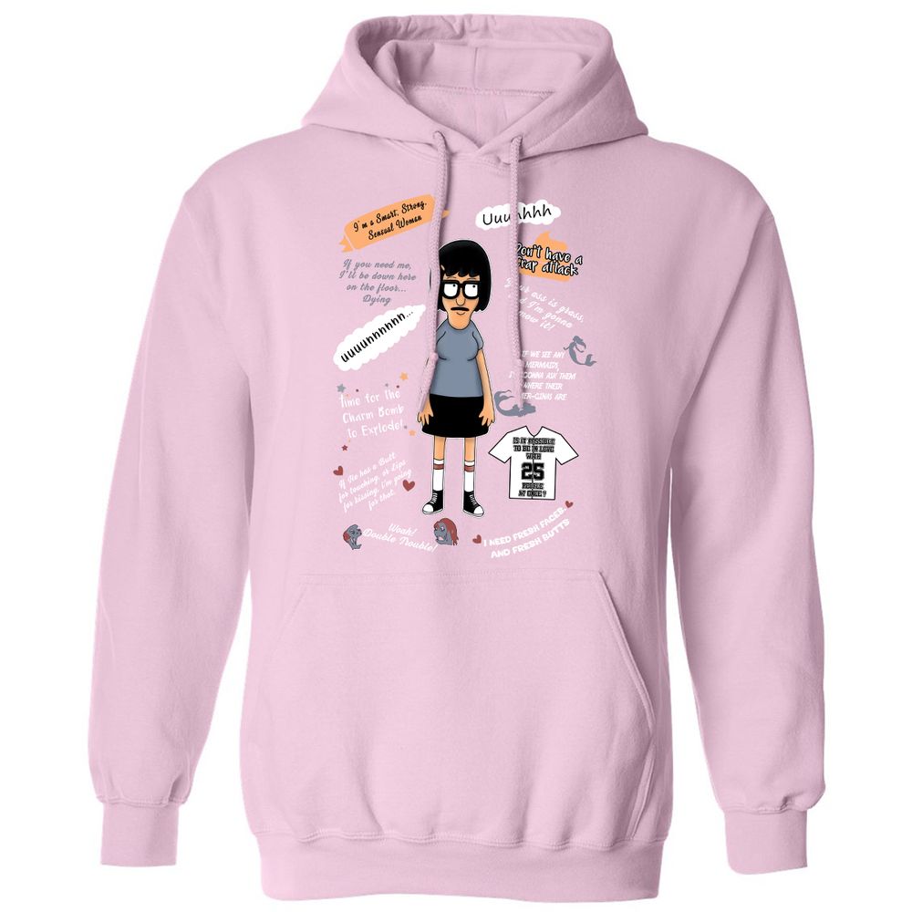 Classic Unisex Hoodie - ZVF3MVF2 - Light Pink - 3