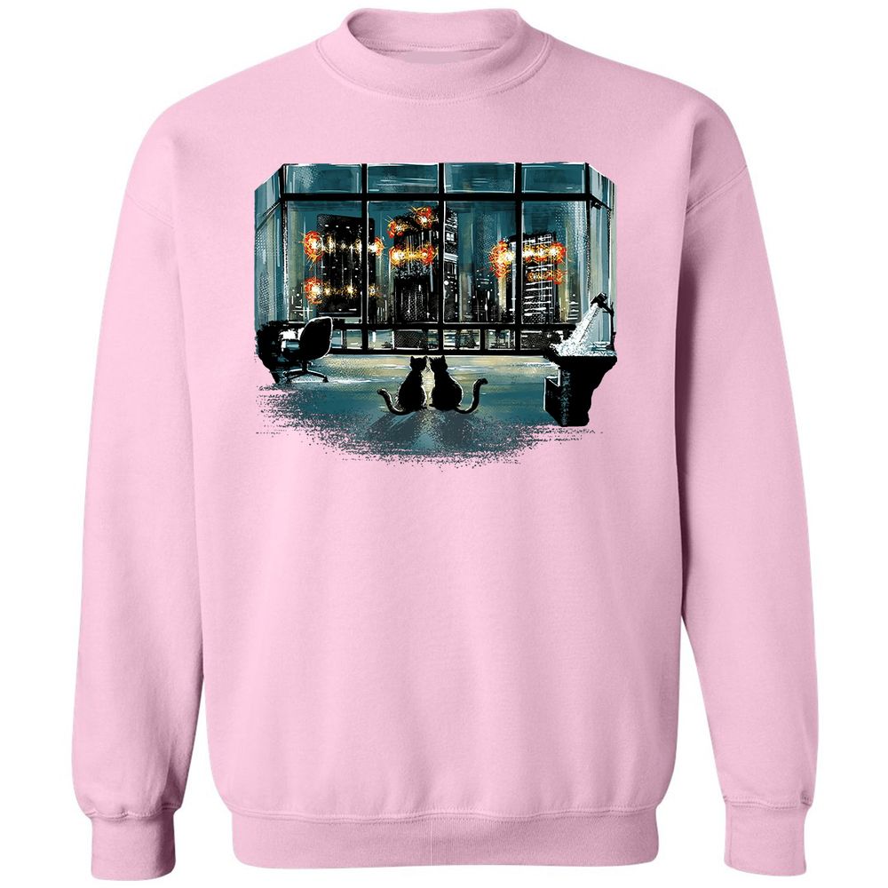 Classic Unisex Sweatshirt - J7D4L12M - Light Pink - 3
