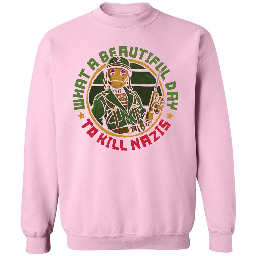Classic Unisex Sweatshirt - G7X68WJQ - Light Pink - 3