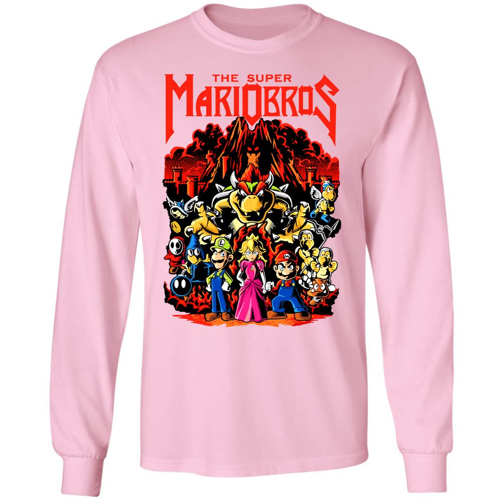 Long Sleeve T-Shirt - 8ZMR8XPP - Light Pink - 3