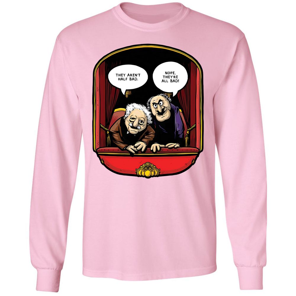 Statler and Waldorf (All Bad) - Light Pink - 3