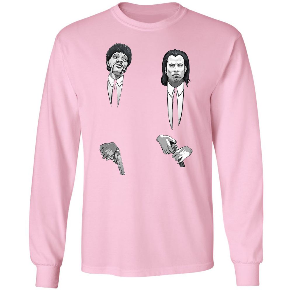 Long Sleeve T-Shirt - RQS1FHV1 - Light Pink - 3