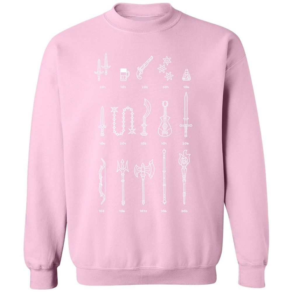 Classic Unisex Sweatshirt - Y4A9NFN4 - Light Pink - 3