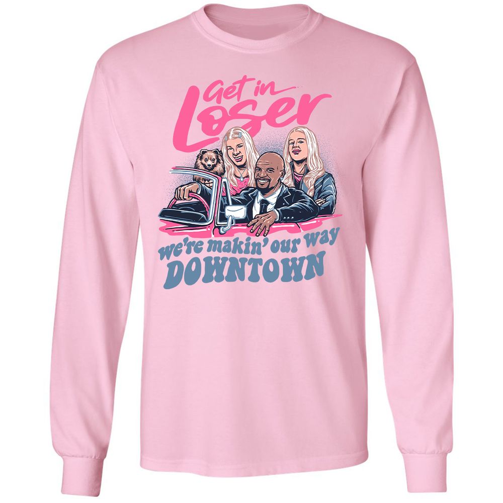 Long Sleeve T-Shirt - F67UBF3V - Light Pink - 3