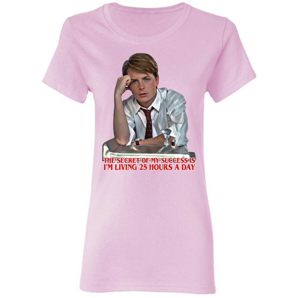 Women's T-Shirt - GHU8TVKP - Light Pink - 3