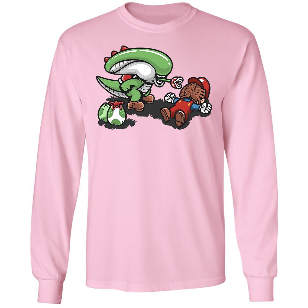 Long Sleeve T-Shirt - GQC4BKFS - Light Pink - 3
