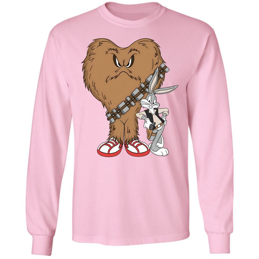 Long Sleeve T-Shirt - FYP5A8FZ - Light Pink - 3