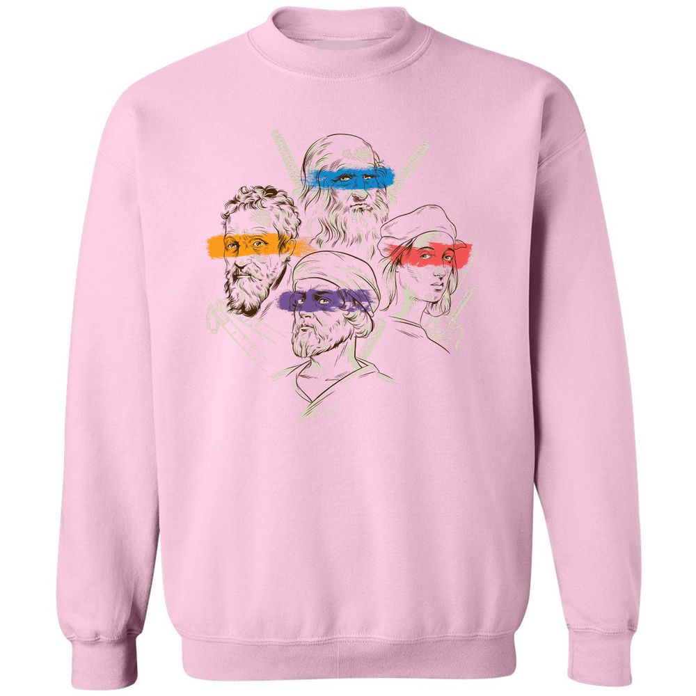 Classic Unisex Sweatshirt - DQ4ZM6NV - Light Pink - 3
