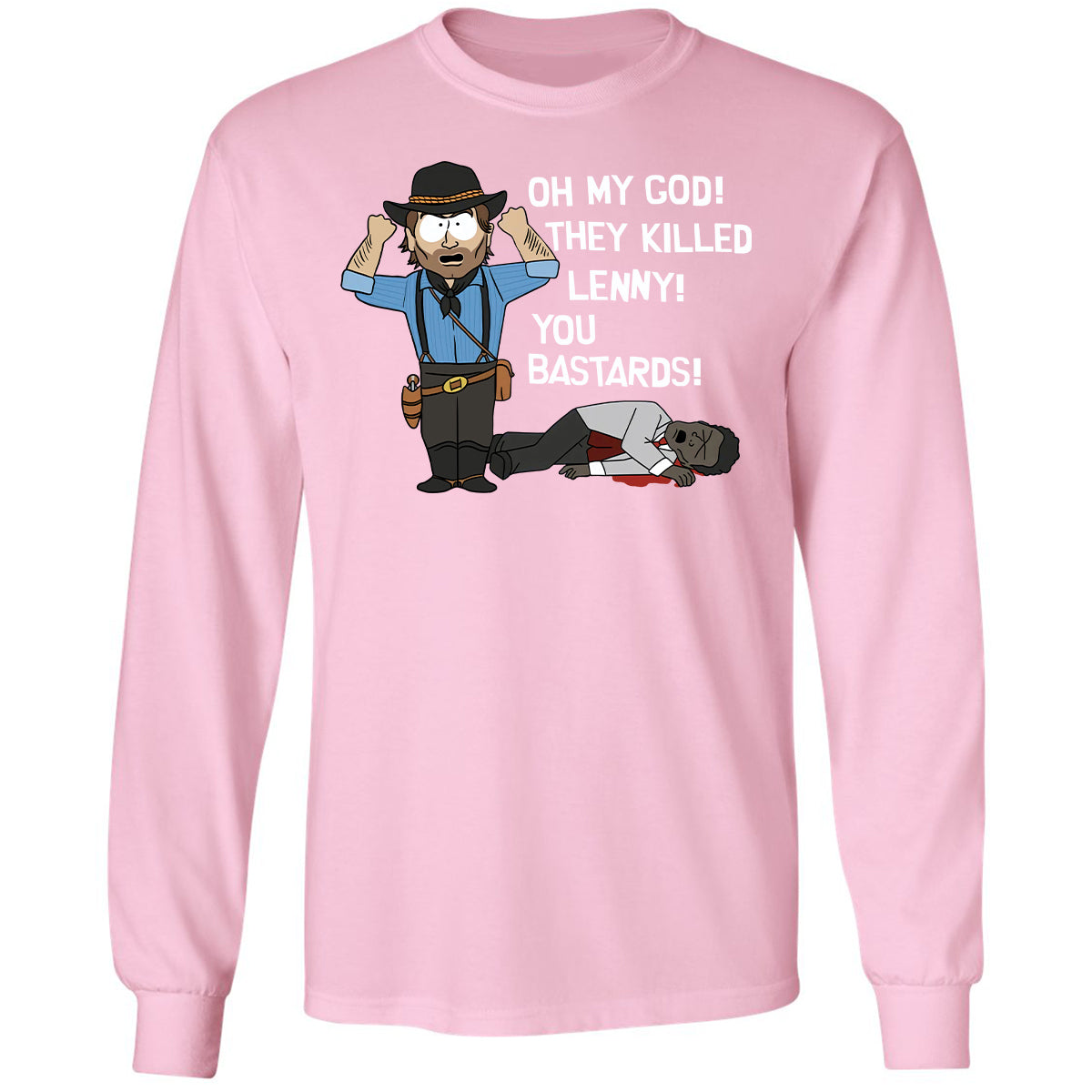 Long Sleeve T-Shirt - JJHRPBCZ - Light Pink - 3