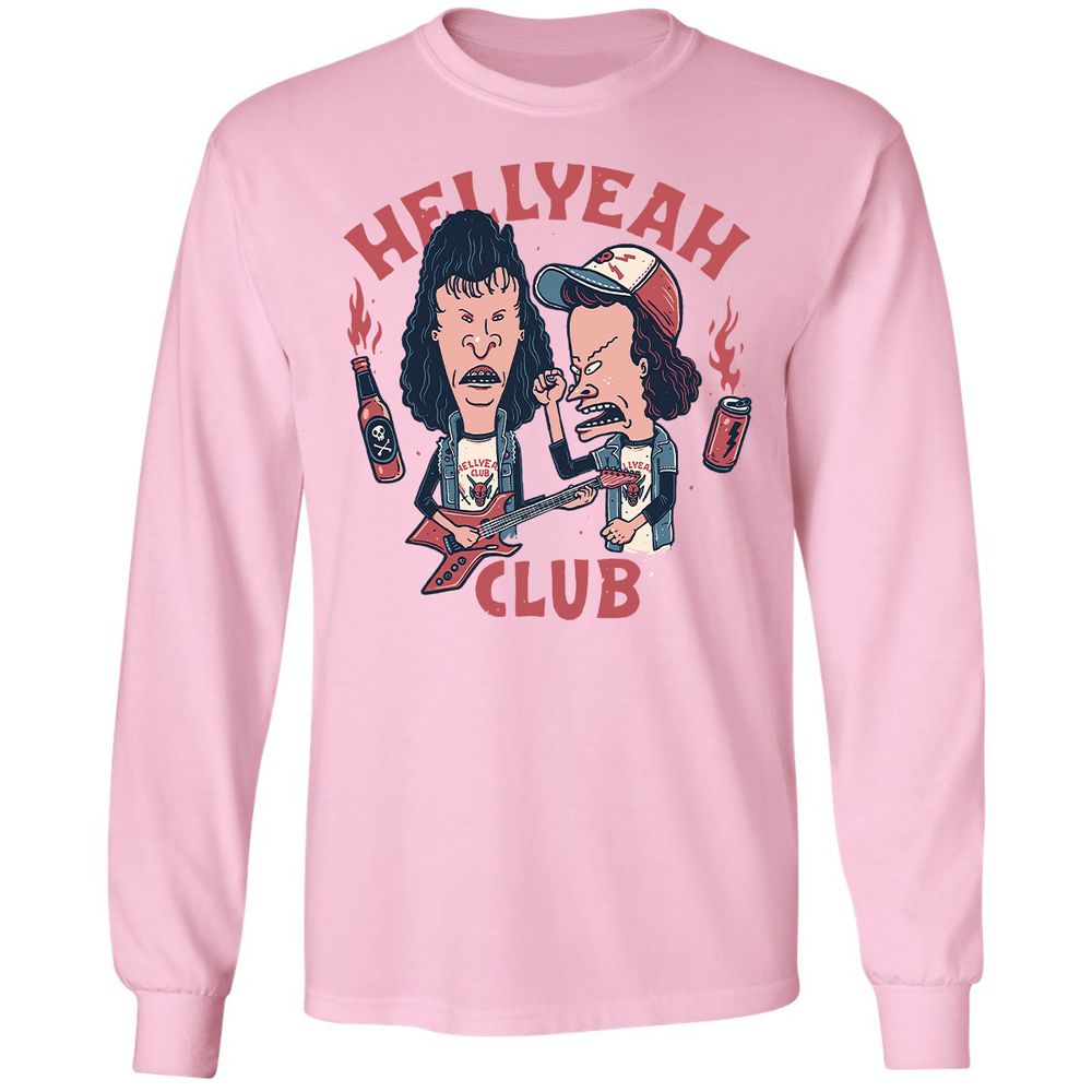 Long Sleeve T-Shirt - XZCGGC64 - Light Pink - 3