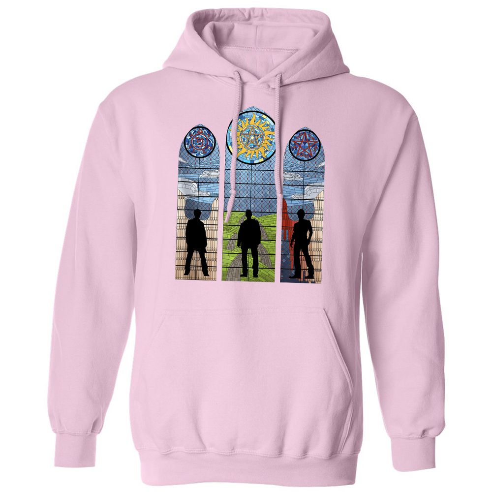 Classic Unisex Hoodie - YRQ67EC5 - Light Pink - 3