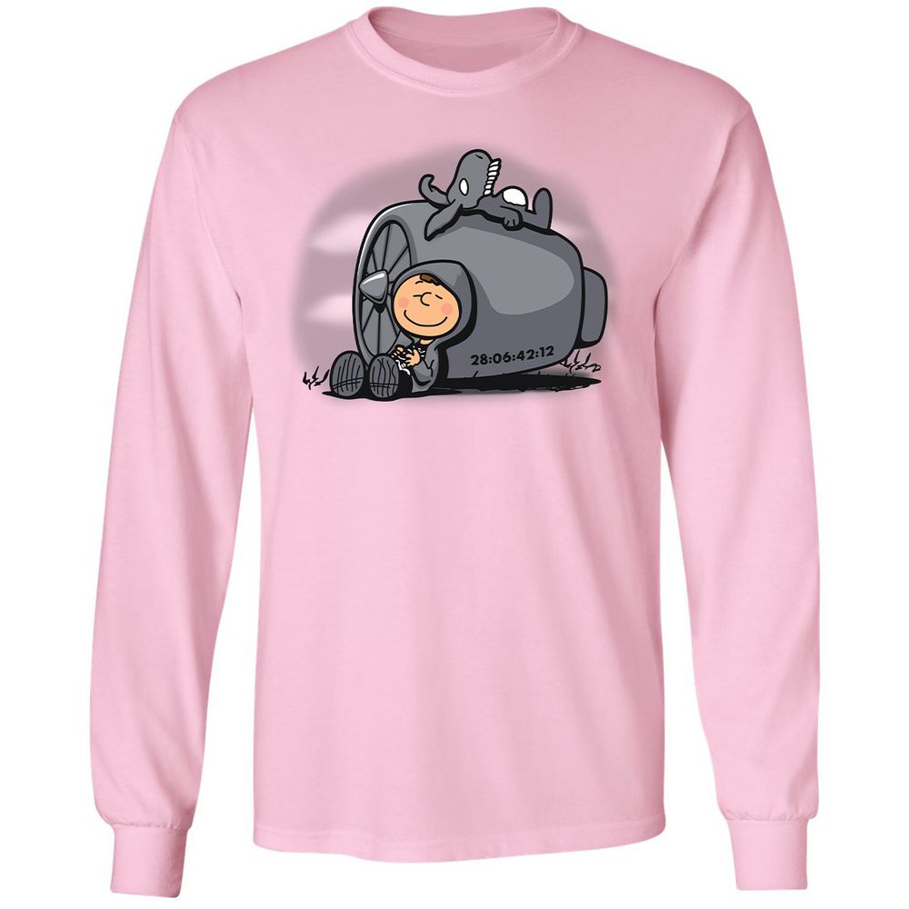 Long Sleeve T-Shirt - 87J4F2NM - Light Pink - 3