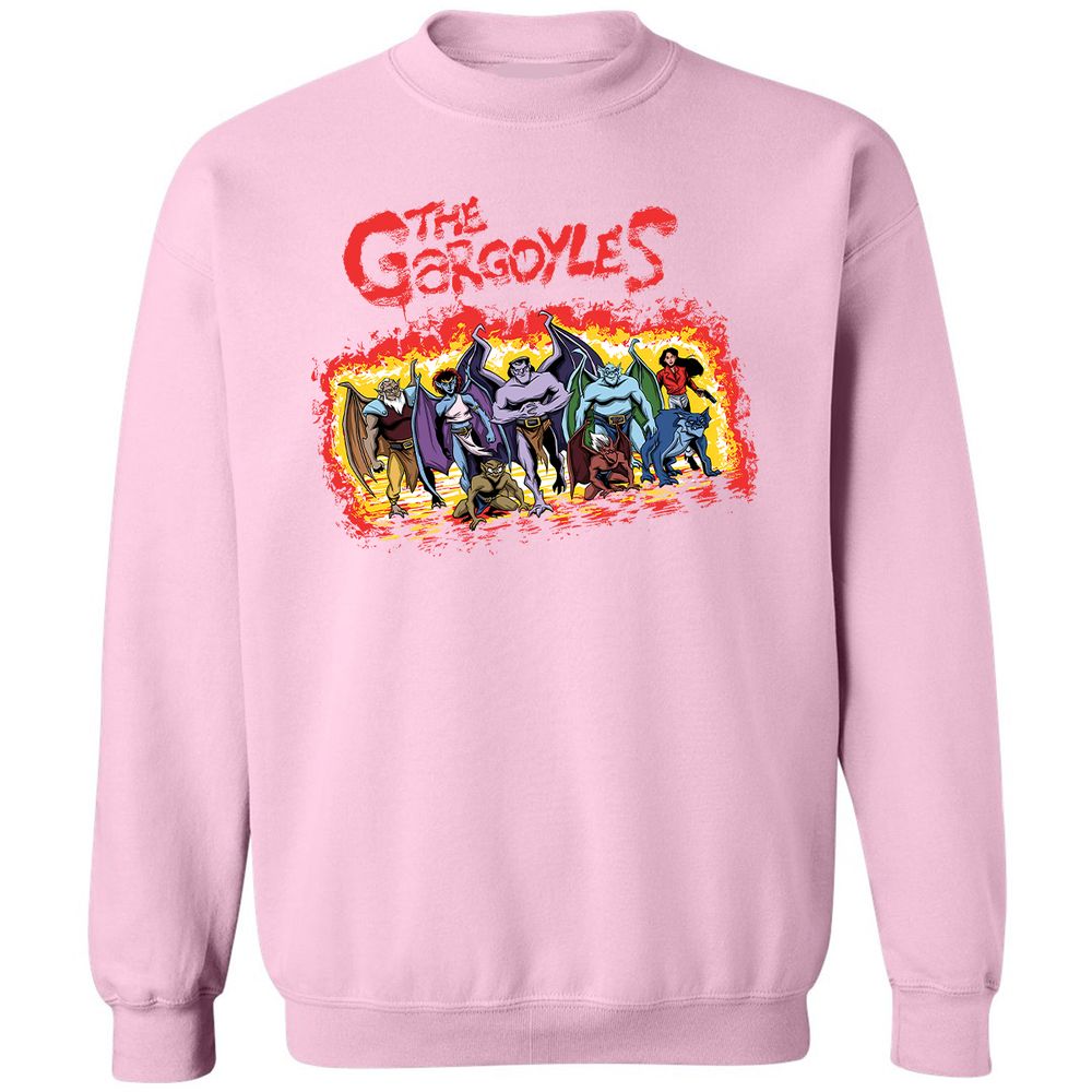 Classic Unisex Sweatshirt - A4YFH5BF - Light Pink - 3