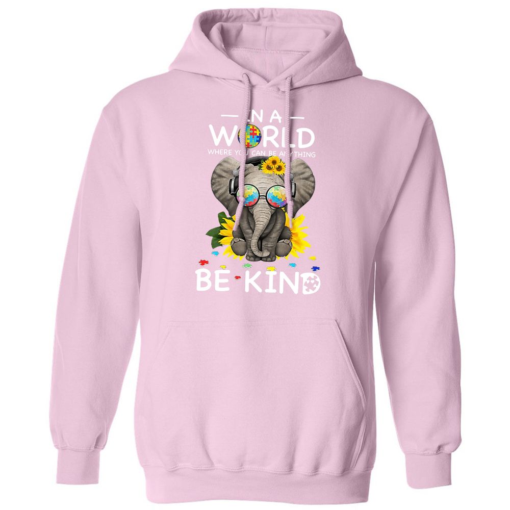 Classic Unisex Hoodie - DXUX6RZ2 - Light Pink - 3