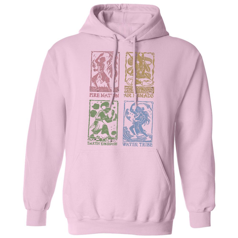 Classic Unisex Hoodie - BQT3B62F - Light Pink - 3