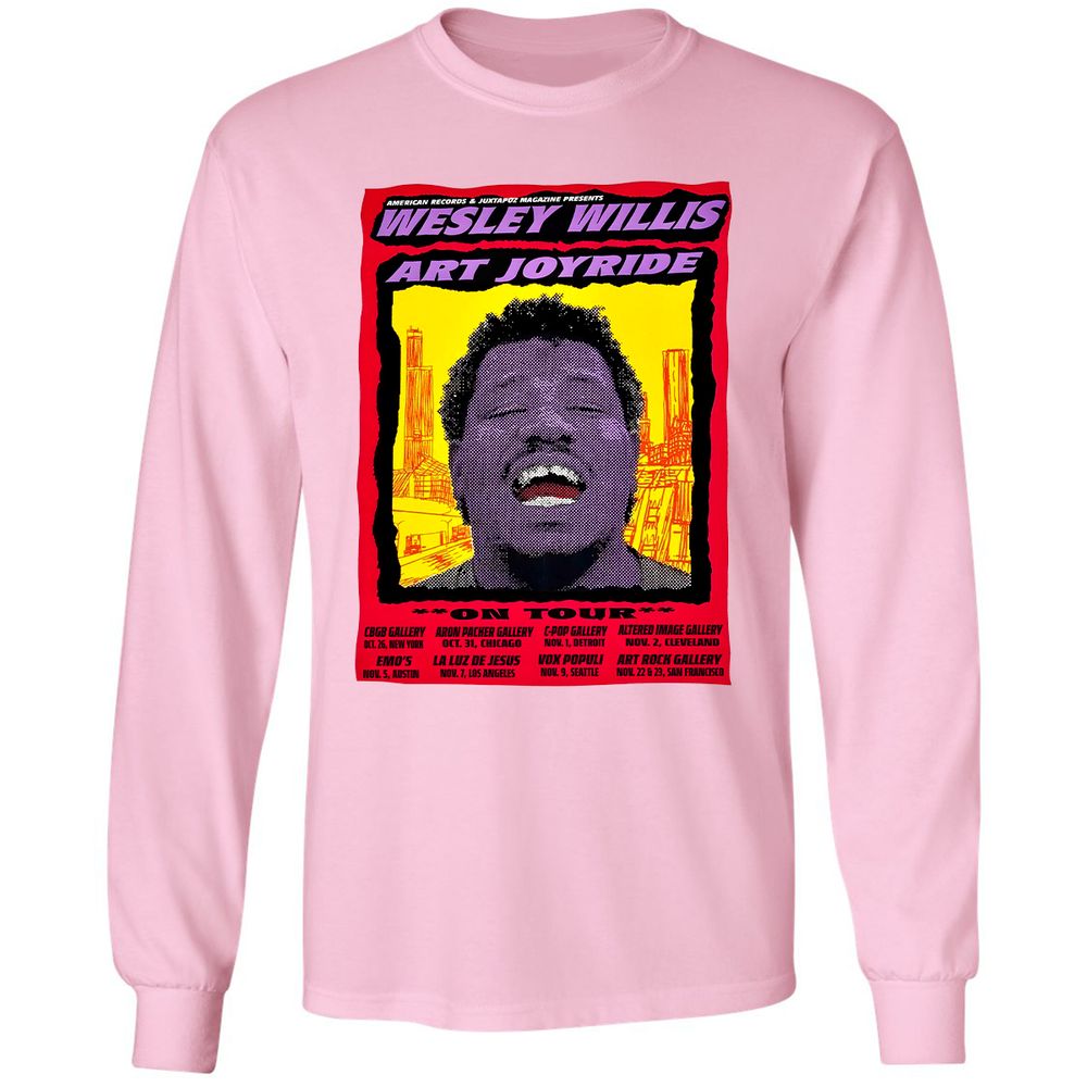 WESLEY WILLIS - ART JOYRIDE - Light Pink - 3