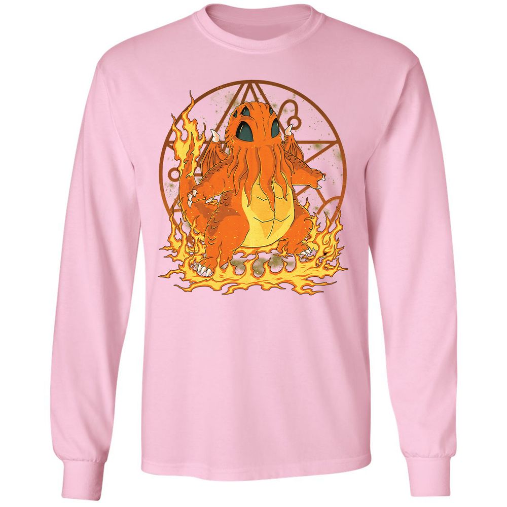 Long Sleeve T-Shirt - YYH5L7NF - Light Pink - 3